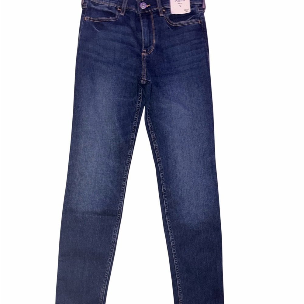 Abercrombie Kids Dark Blue high rise Skinny Jeans Jegging girls  11/12 reg NWT